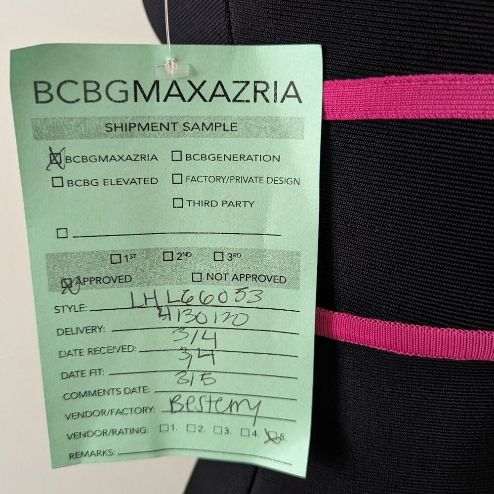 BCBGMAXAZRIA Knit Bodycon Dress Size S - Picture 7 of 8